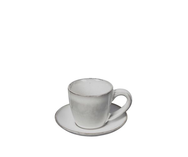 Broste Copenhagen - Espressokopje met schotel 'Nordic Sand' - 5cl