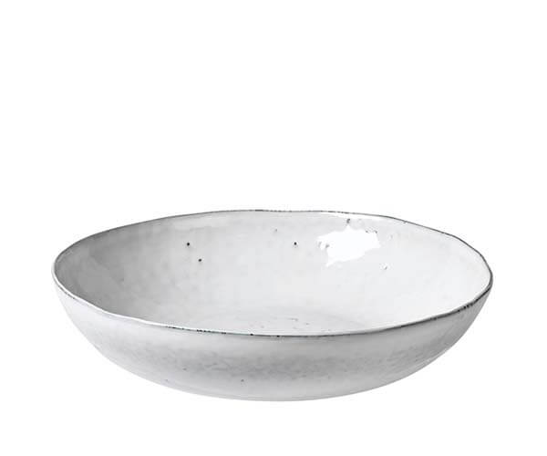 Broste Copenhagen - Lage saladekom 'Nordic Sand' - Ø34cm