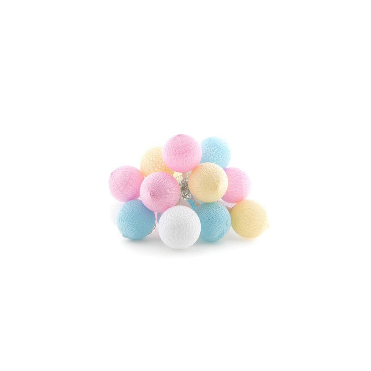 Cotton Ball Lights - Buitenlichtslinger - Pastel - UK