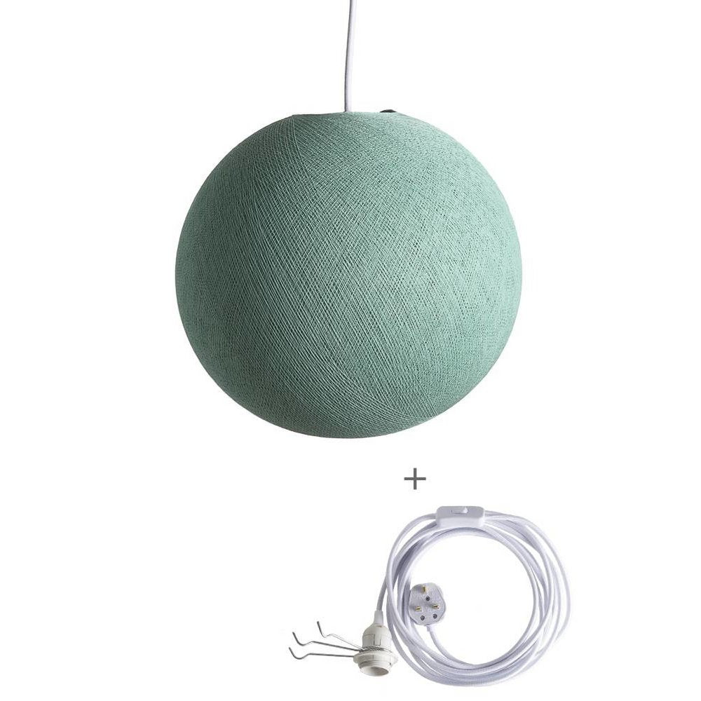 Cotton Ball Lights - Wandering Lamp - Sea Green - 25 cm (S)