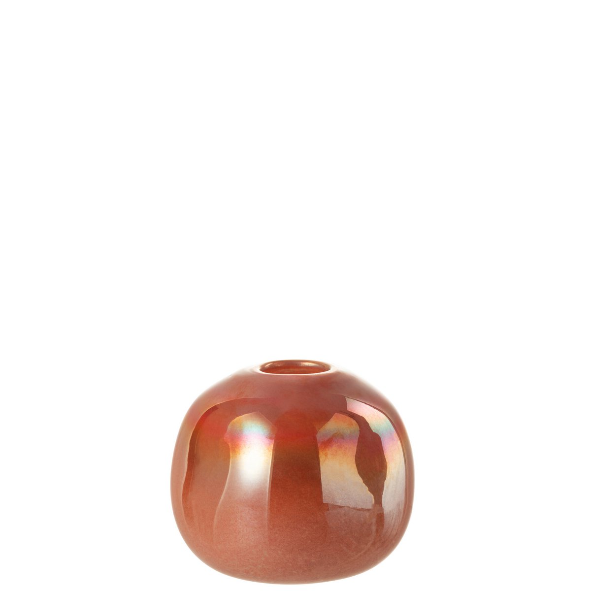 J-Line - Vaas Bol - Glas - Rood - Small