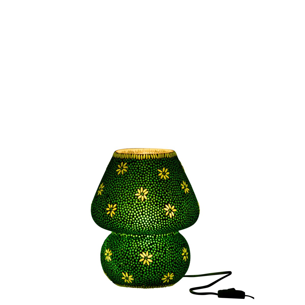 J-Line - Lamp Bram - Glas - Groen - Medium