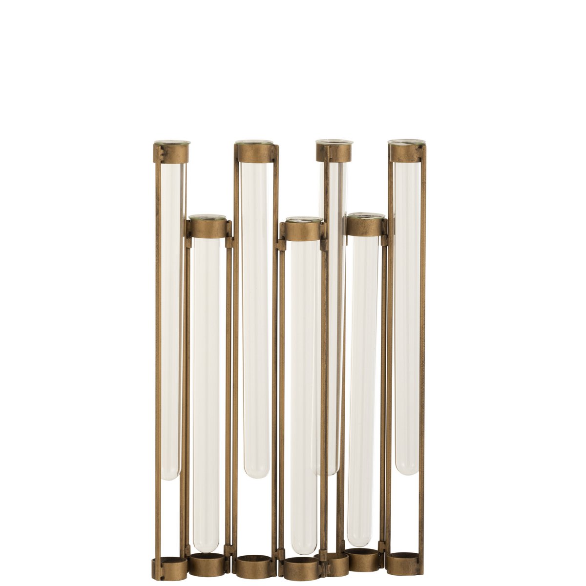 J-Line - Vaas '7 Tubes' (Goud, 39.5cm)