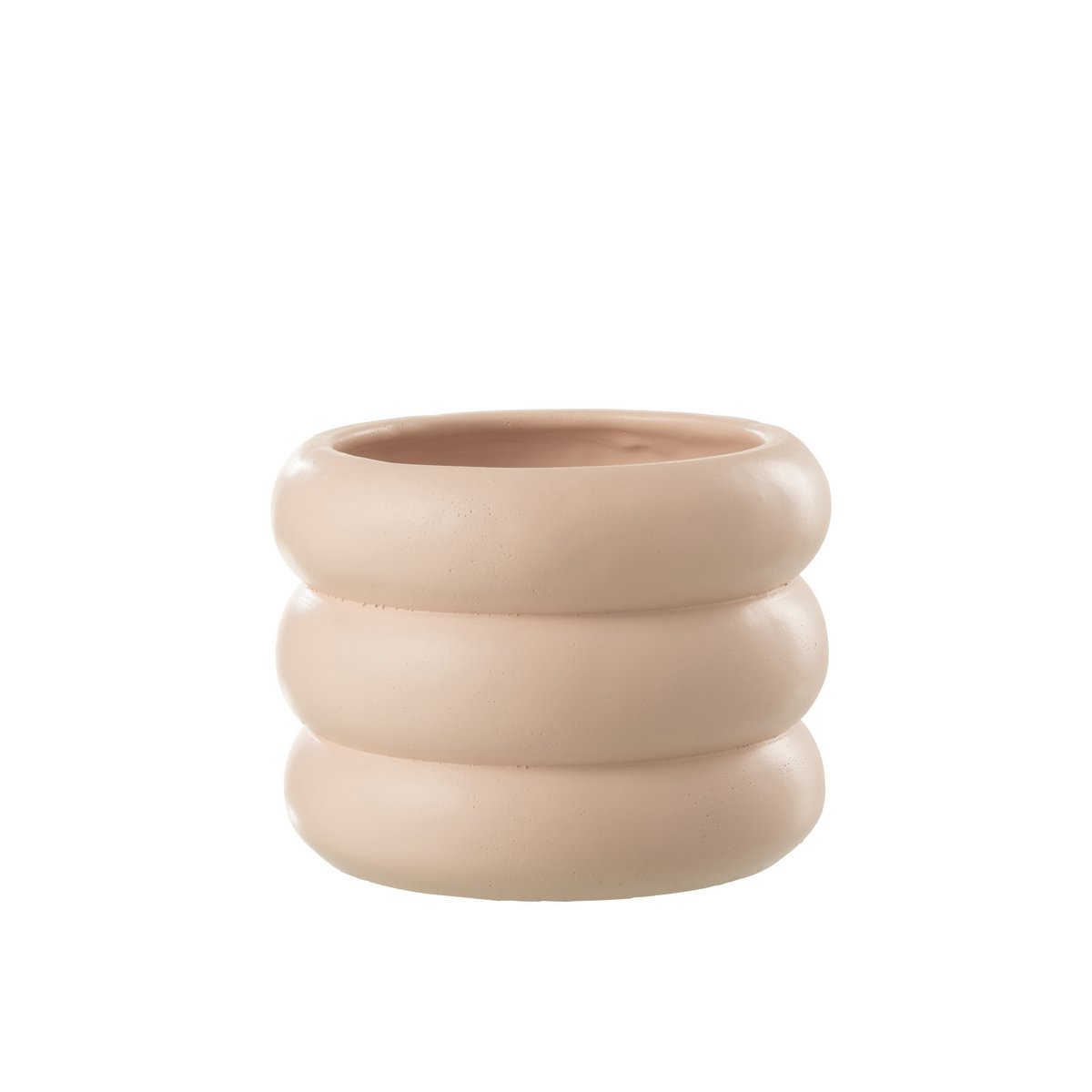 J-Line - Bloempot Ring - Cement - Beige - Medium - Ø20.50cm