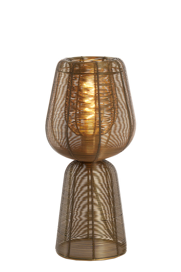 Light & Living - Tafellamp 'Aboso' (Maat M, Antique Bronze)