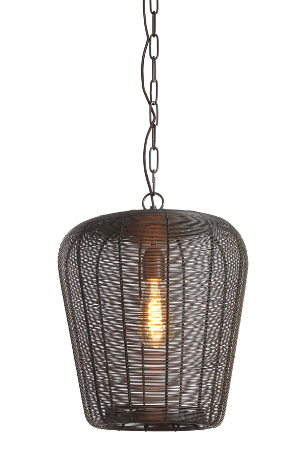 Light & Living - Hanglamp 'Adeta' (Matzwart)