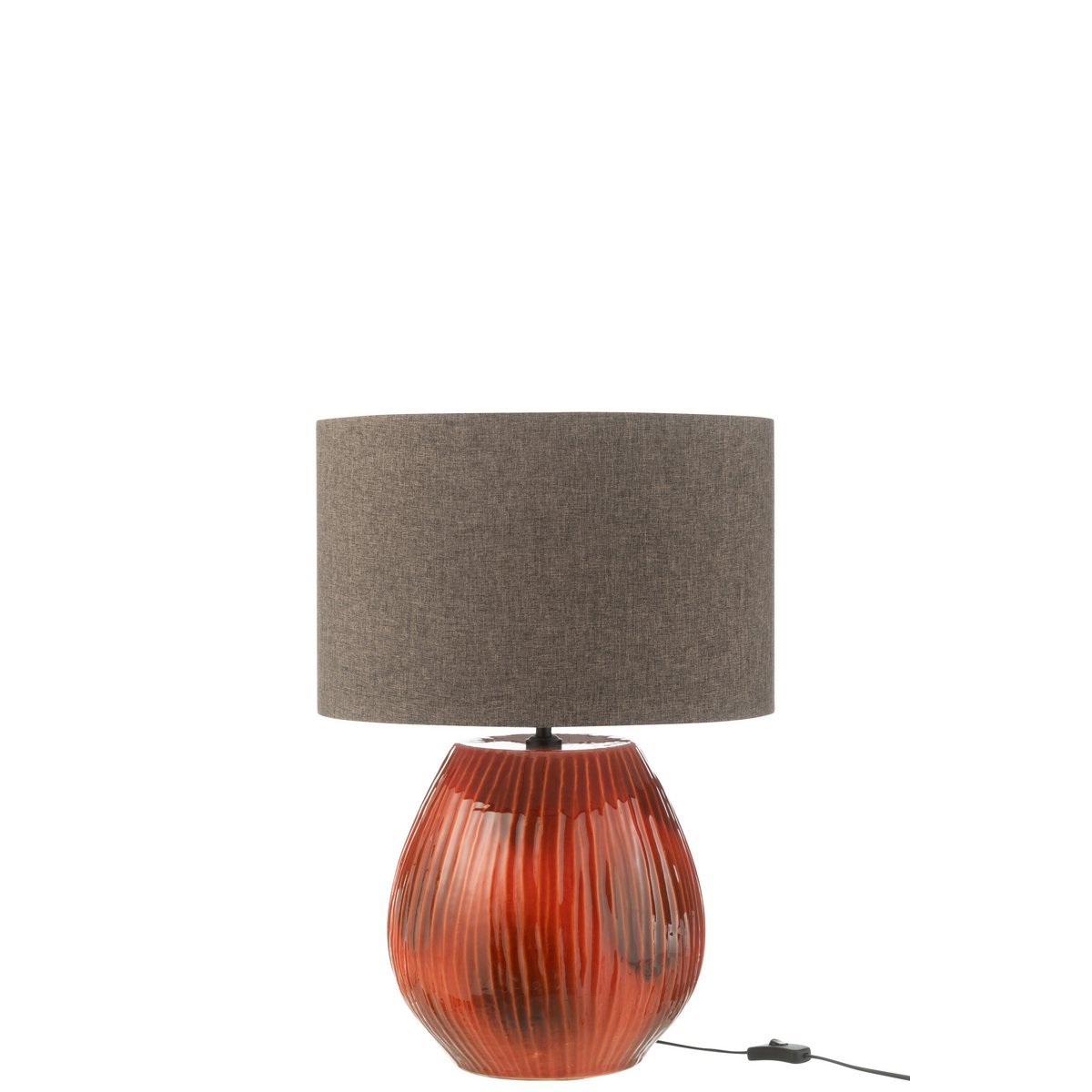 J-Line - Lamp Akane Keramiek Rood Small