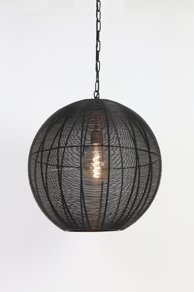 Light & Living - Hanglamp 'Amarah' (Matzwart)