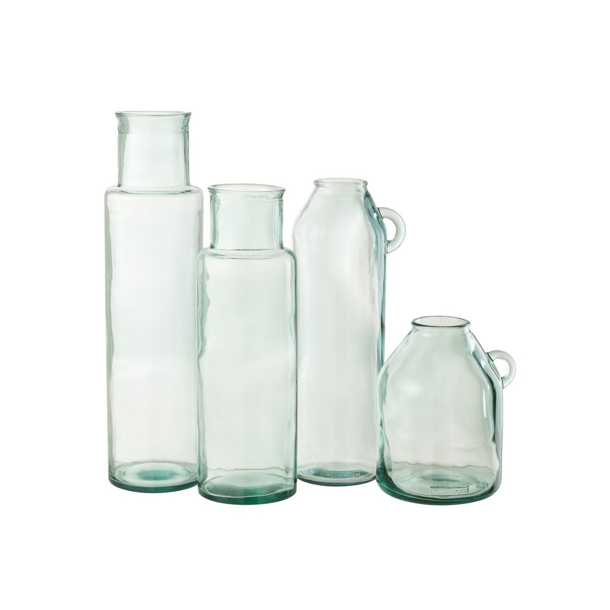 J-Line - Vaas Cilinder - Gerecycleerd - Glas - Large