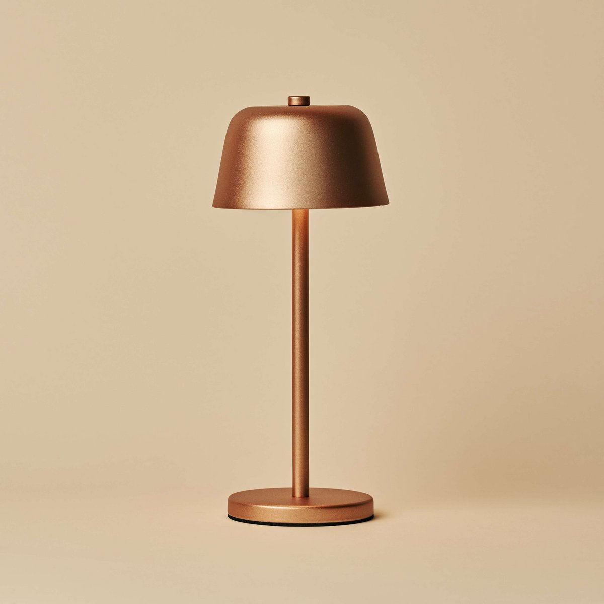 Tavellio-Amsterdam - Anton Koperen Oplaadbare Tafellamp | Stijlvolle en draadloze verlichting