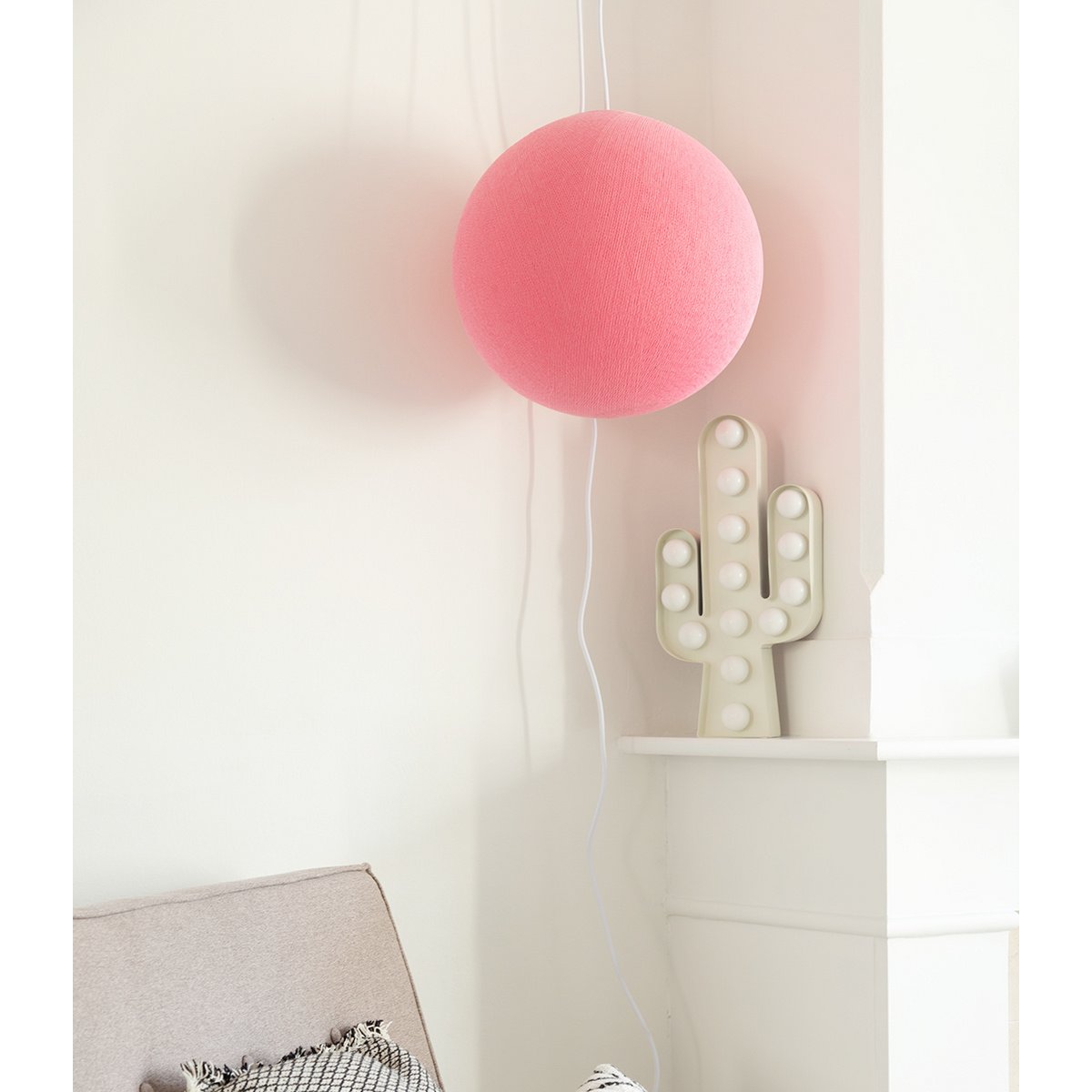 Cotton Ball Lights - Hanglamp - Soft Pink - M (31cm)