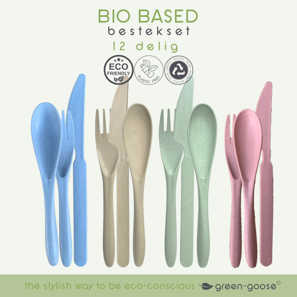 green-goose - Bio-based Bestekset - 4 Sets