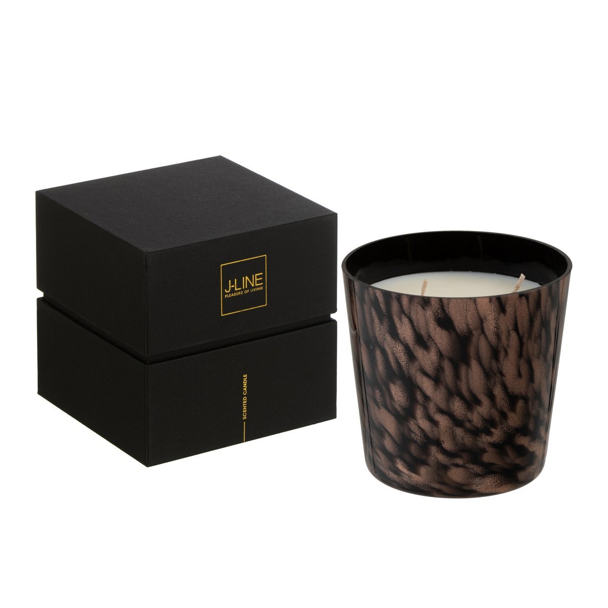 J-Line - Geurkaars Noa Sandalwood - Zwart/Goud - S - 50U