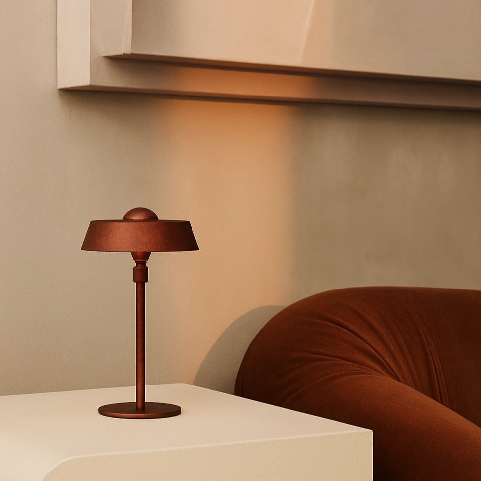 Tavellio-Amsterdam - Luca Bronze - USB -oplaadbare lamp L Minimalistisch, speels en dimpelbaar