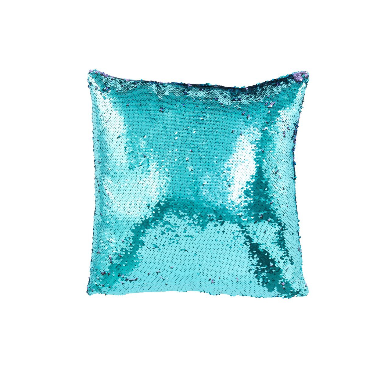 J-Line - Sierkussen Omkeerbaar Sequin Blauw/Paars