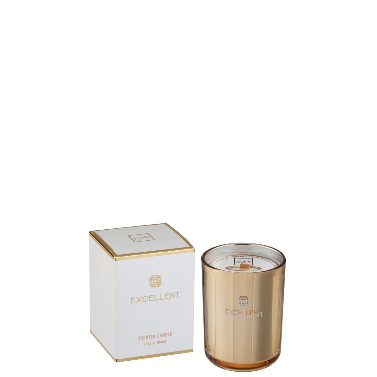 J-Line - Geurkaars Excellent - Golden Honey - Goud - S - 50U