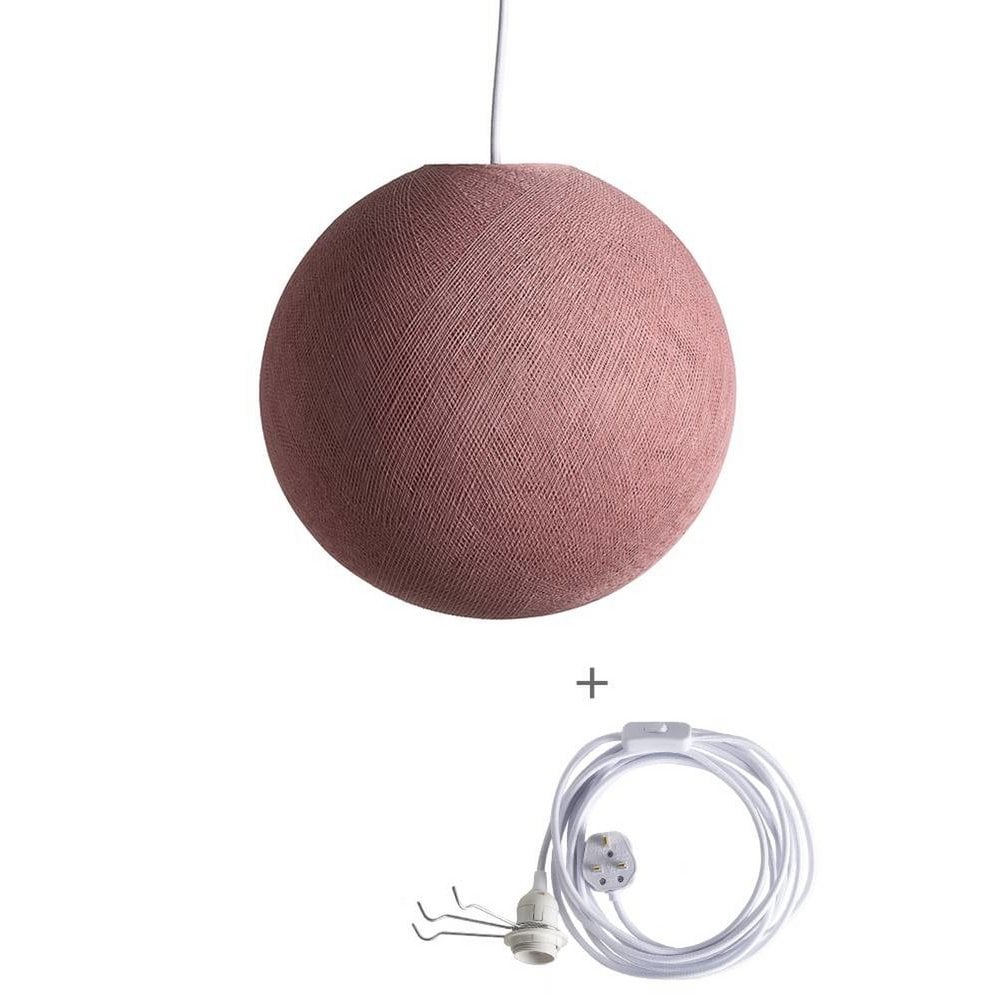 Cotton Ball Lights - Wandering Lamp - Dirty Rose - 31 cm (M)