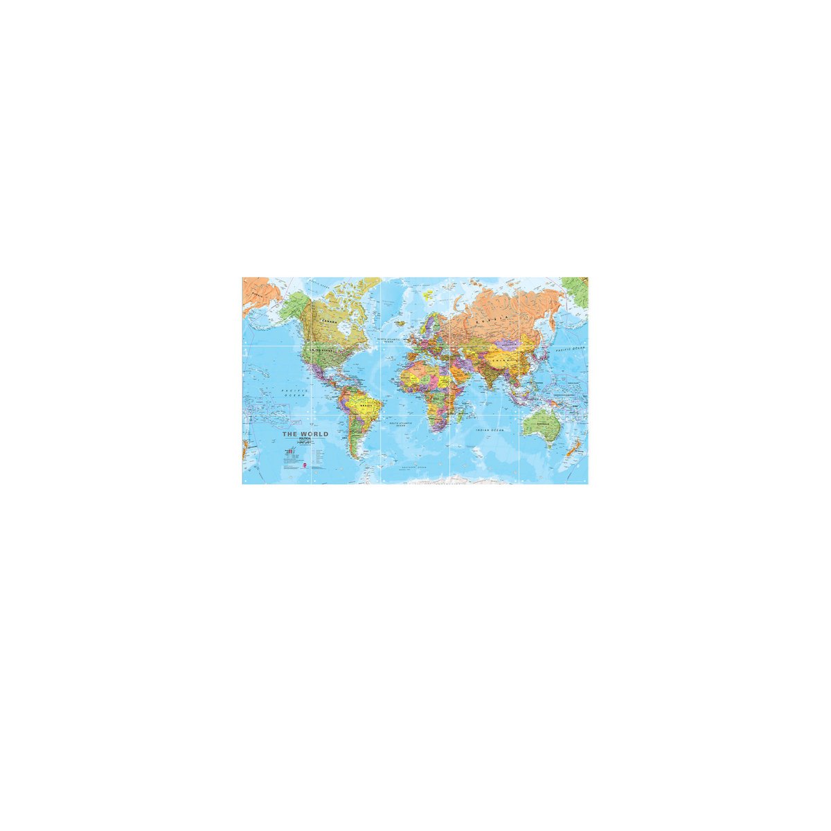 IXXI - The World Wanddecoratie - Poster - Wanddecoratie - L - 140x80 - white