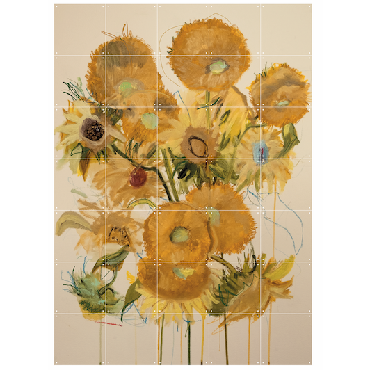 IXXI - Sunflowers Vincent -Wall art - Poster - Wall Decoration - M - 100 x 140