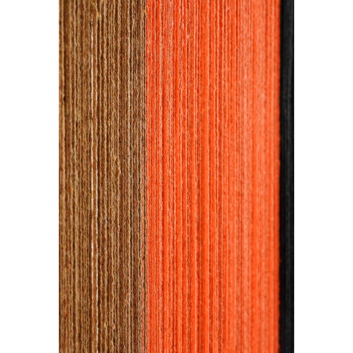 Mica Decorations - Kuba Wanddecoratie - L50 x B3 x H70 cm - FSC 100% - Katoen - Oranje