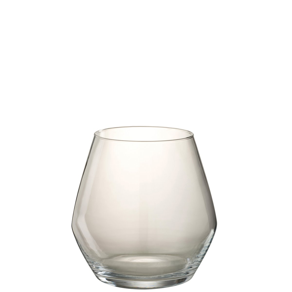 J-Line - Vaas Fiona - Glas - Transparant - Small - 23.50cm Hoog