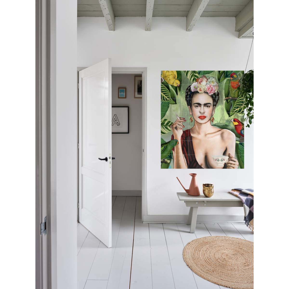 IXXI - Frida Con Amigos Wanddecoratie - Poster - Wanddecoratie