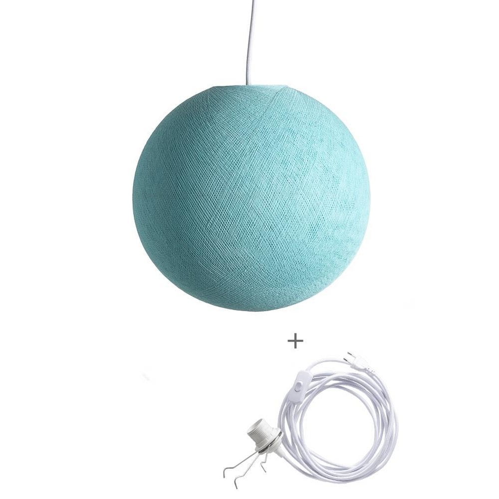 Cotton Ball Lights - Wandering Lamp - Aqua - 41 cm (XL)