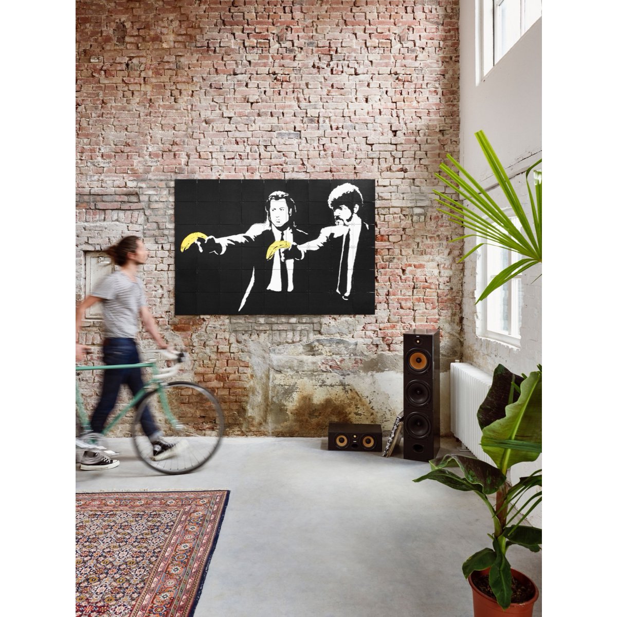 IXXI - Pulp Fiction Wall art - Poster - Wanddecoratie - L - 180x120 - green