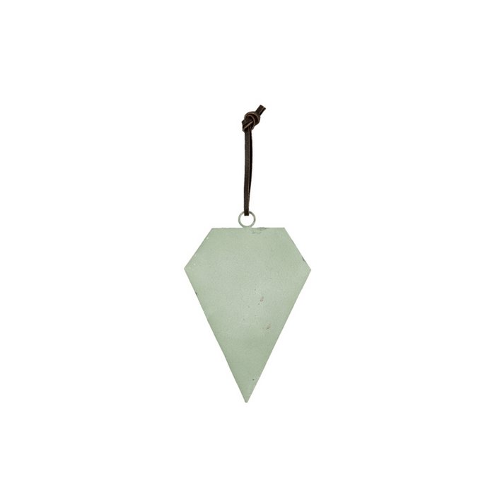 Mrs. Bloom - Metaal Hangend Diamant oud groen M