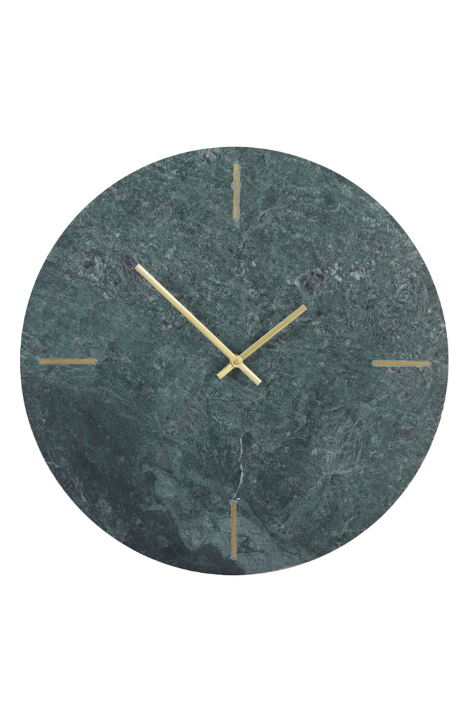 Light & Living - Wandklok 'Daluca' (Ø43cm, Green Marble)