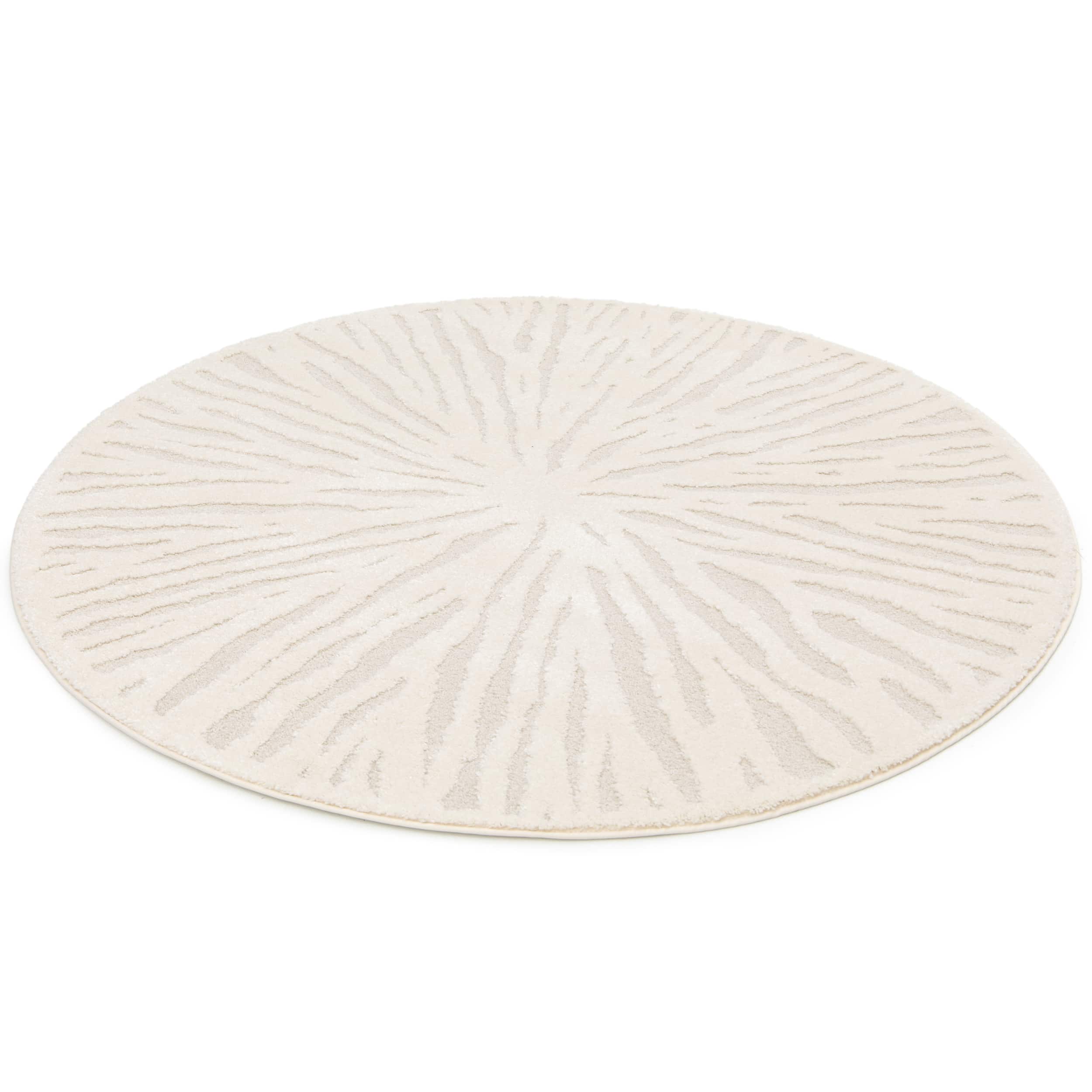 By Javy - Vloerkleed Coco Rain - kleur creme-creme