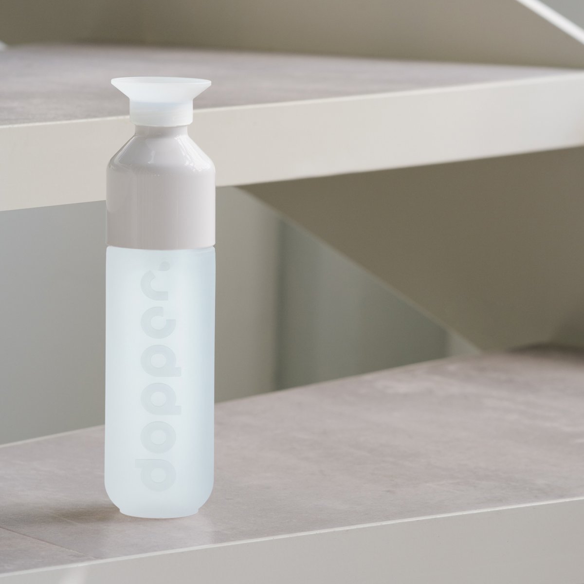 Dopper Originele Herbruikbare Waterfles Puur Wit 450ml