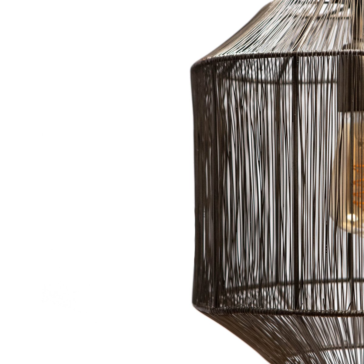 1304 Design - Hanglamp SENNA antiek brons Ø30x32cm