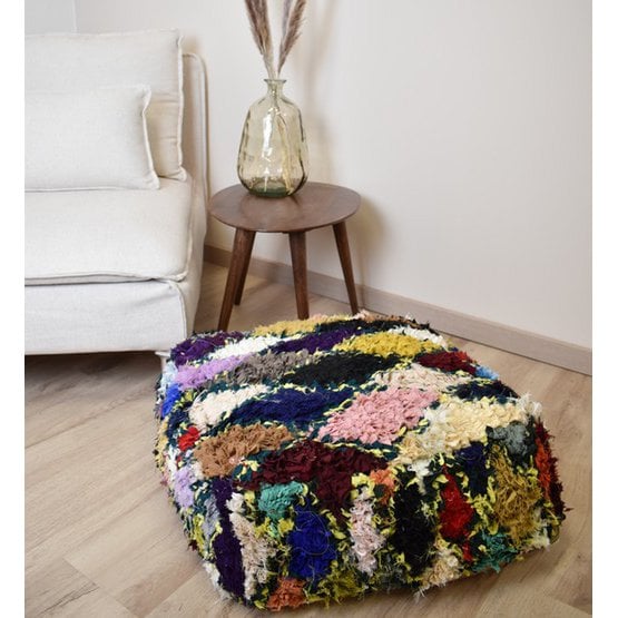 Poufs & Pillows - Marokkaans Boucharouite vloerkussen - K1470