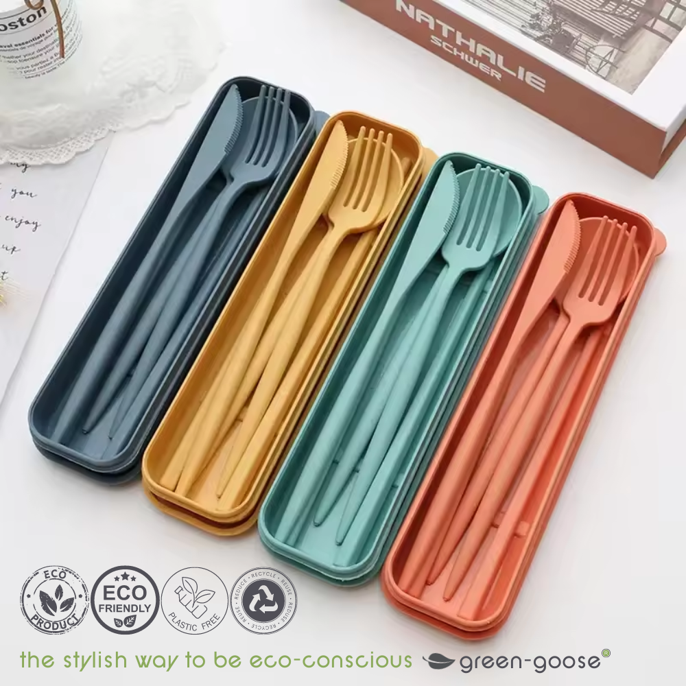 green-goose - Bioplastic Servies - 28-delig