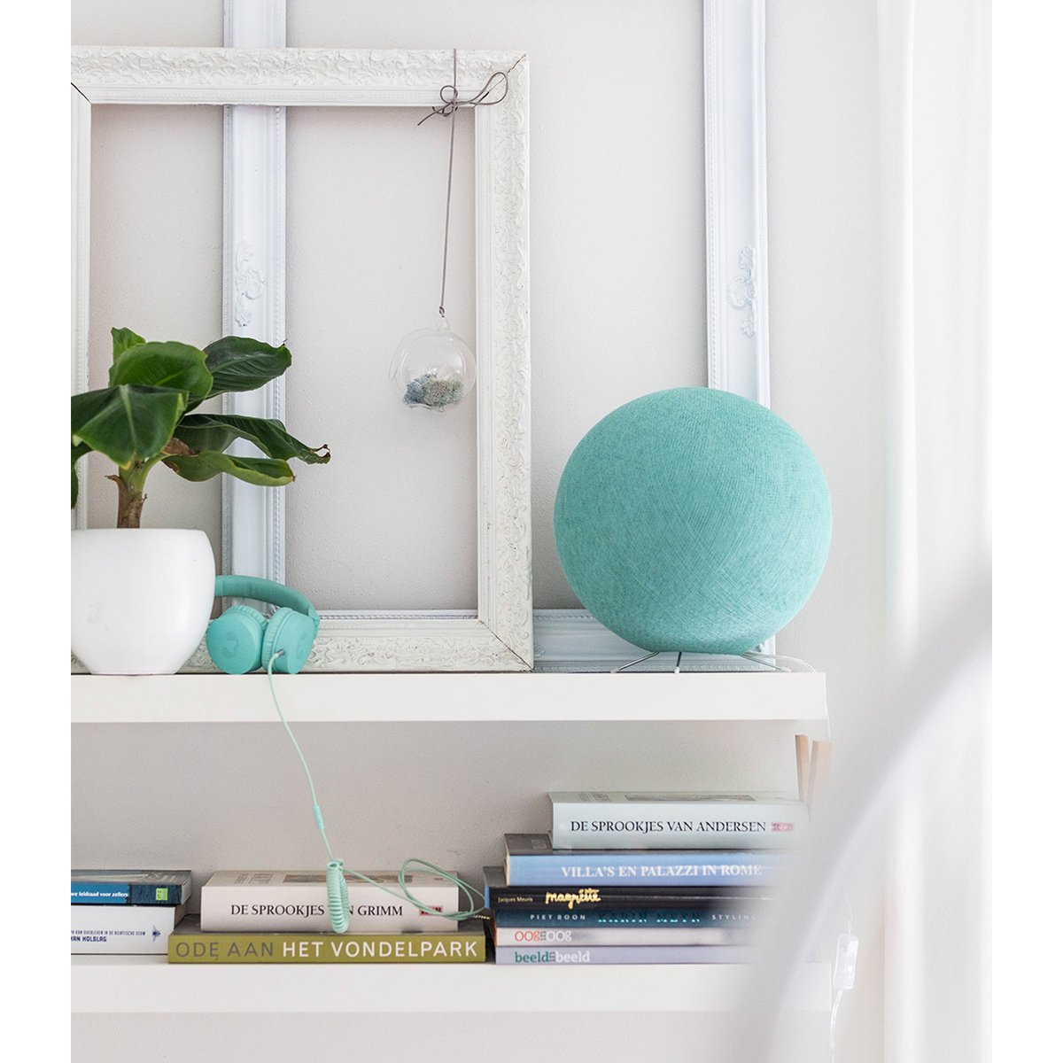 Cotton Ball Lights - Staande Lamp - Sea Green - 25 cm (S)