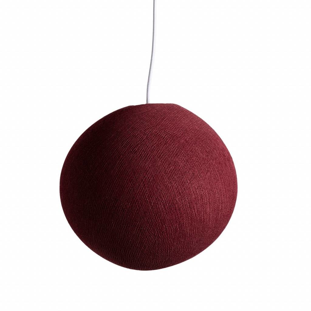 Cotton Ball Lights - Hanglamp - Dark Red - L (36cm)