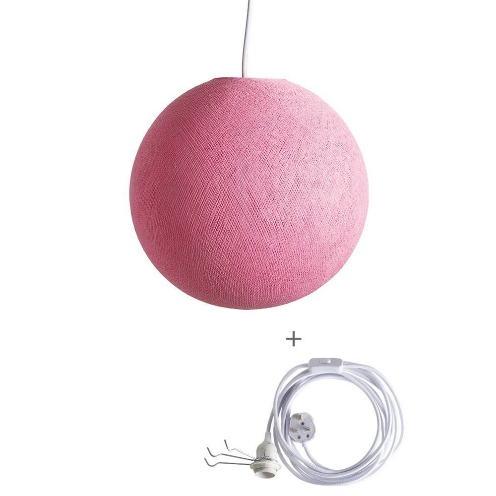 Cotton Ball Lights - Wandering Lamp - Soft Pink - 36 cm (L)