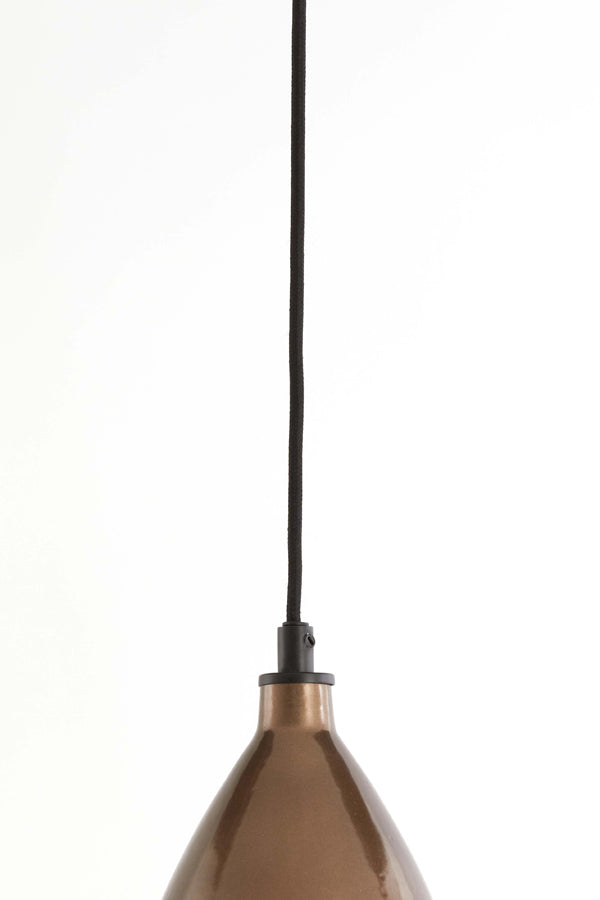 Light & Living - Hanglamp 'Desi' (Maat S, Shiny Bronze)