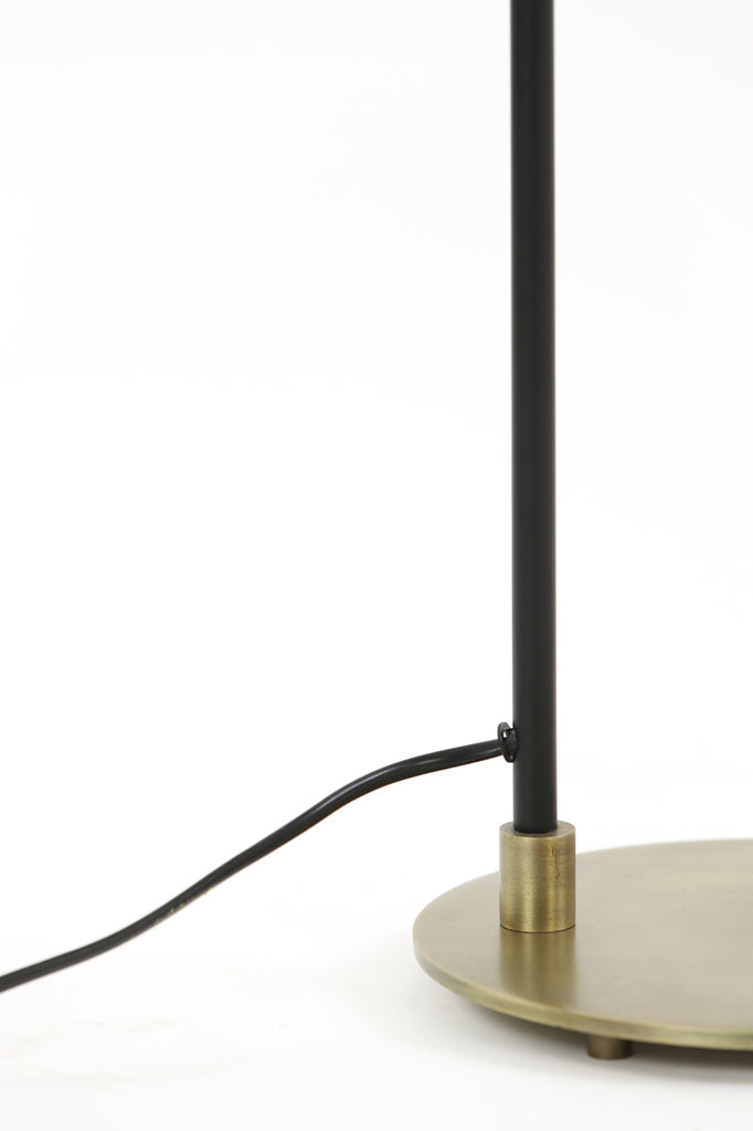 Light & Living - Bureaulamp 'Braja' (Matzwart & Antique Bronze)