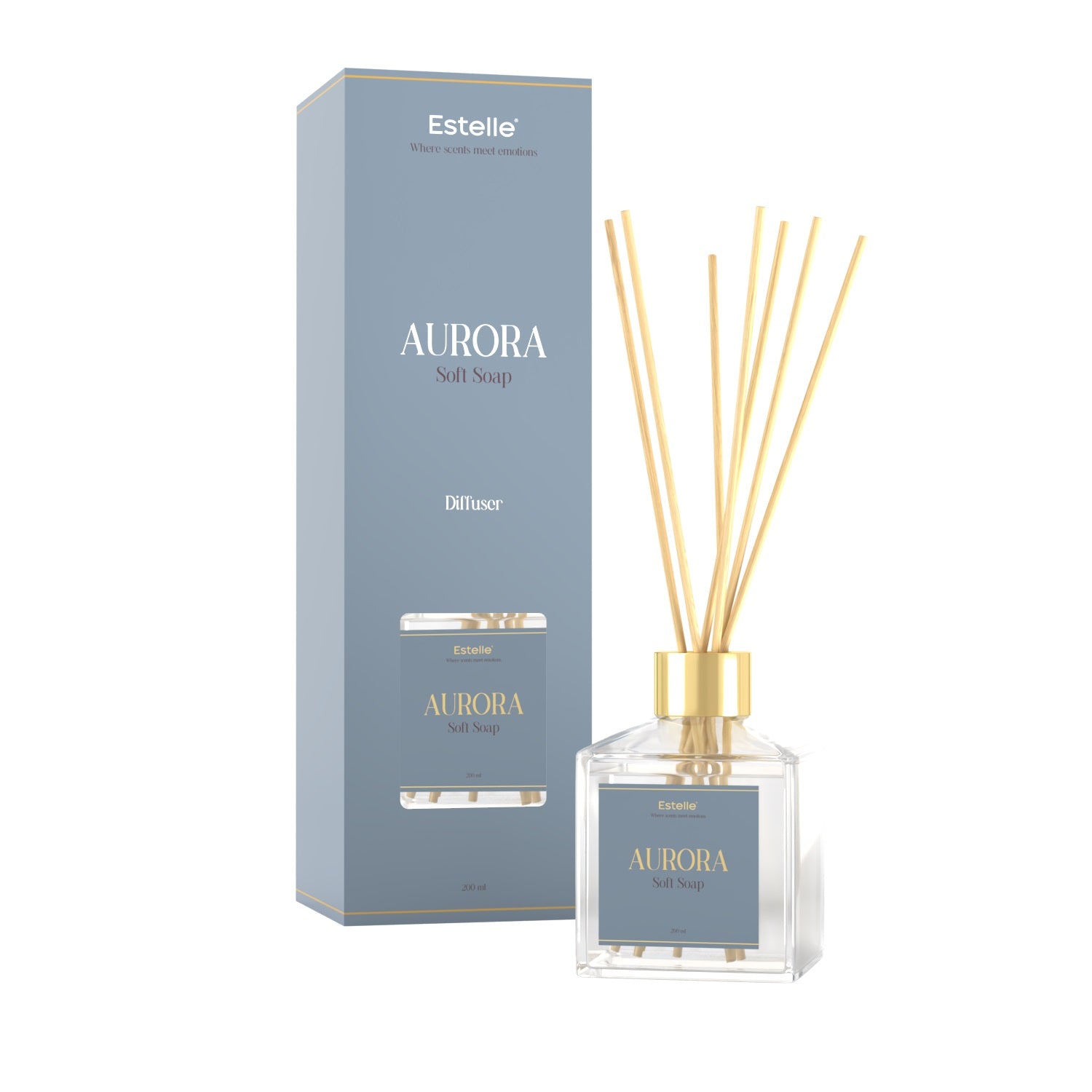 Estelle - Geurstokjes 'Aurora' (200ml)