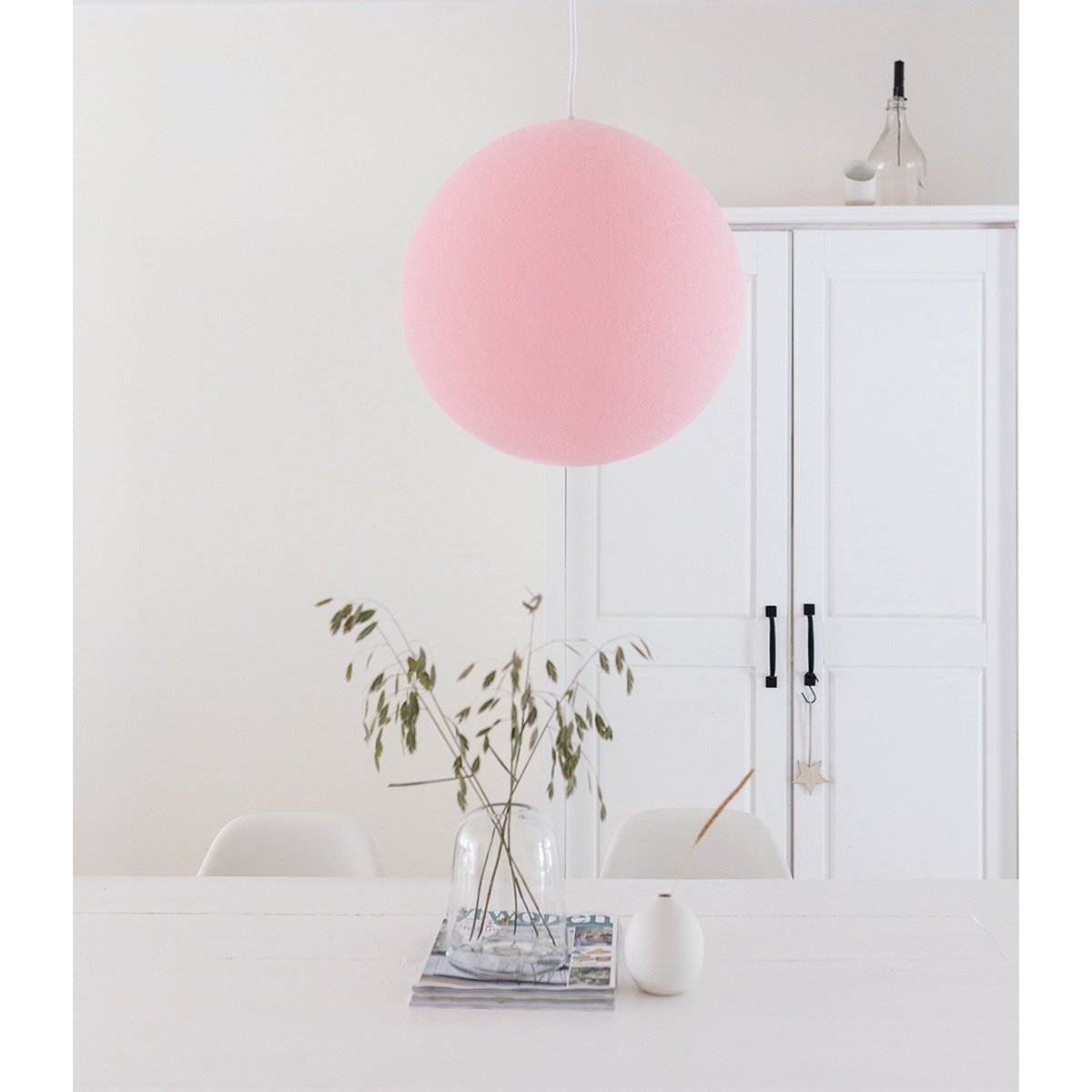 Cotton Ball Lights - Hanglamp - Light Pink - M (31cm)