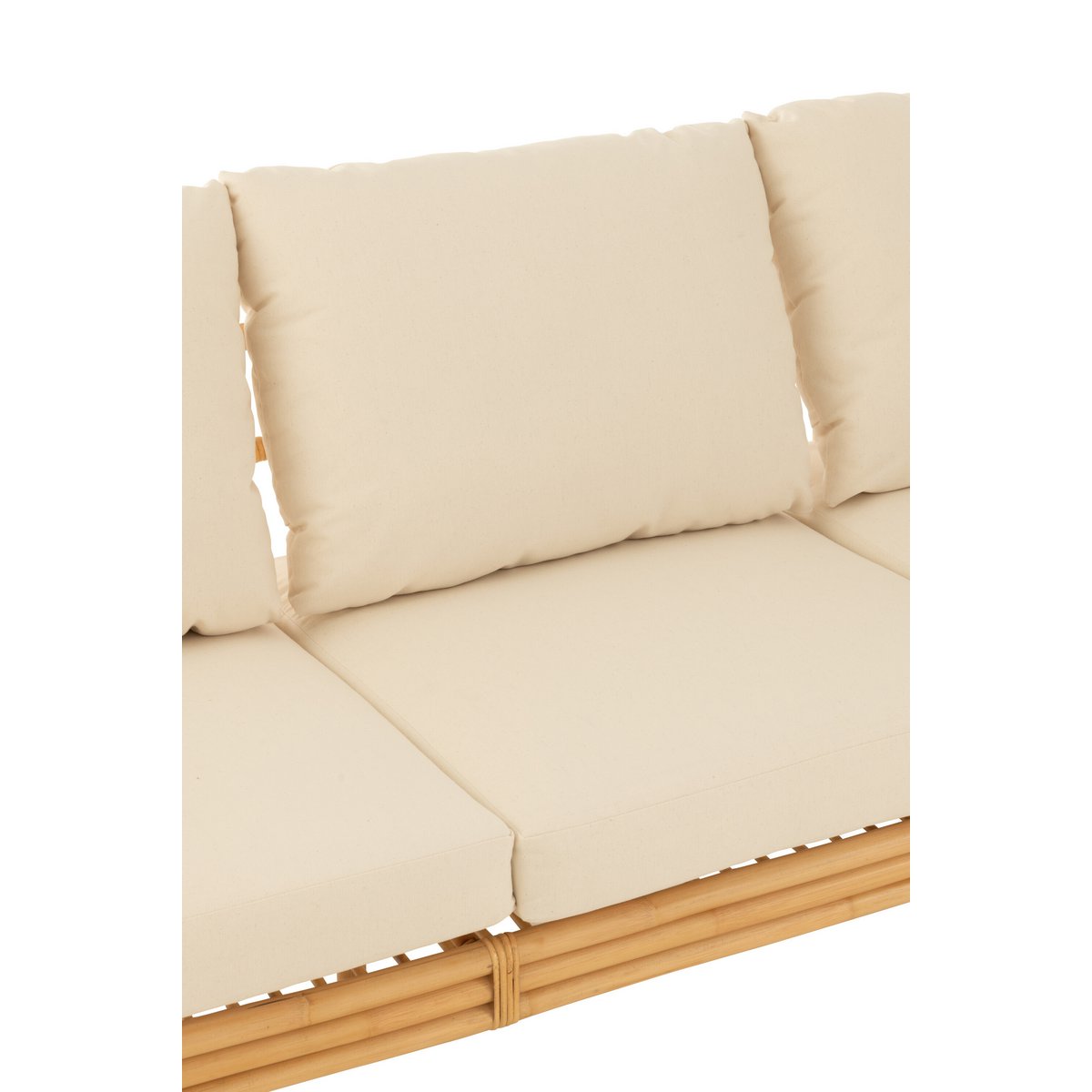 J-Line - Sofa 'Elise' (3-persoons, Wit)