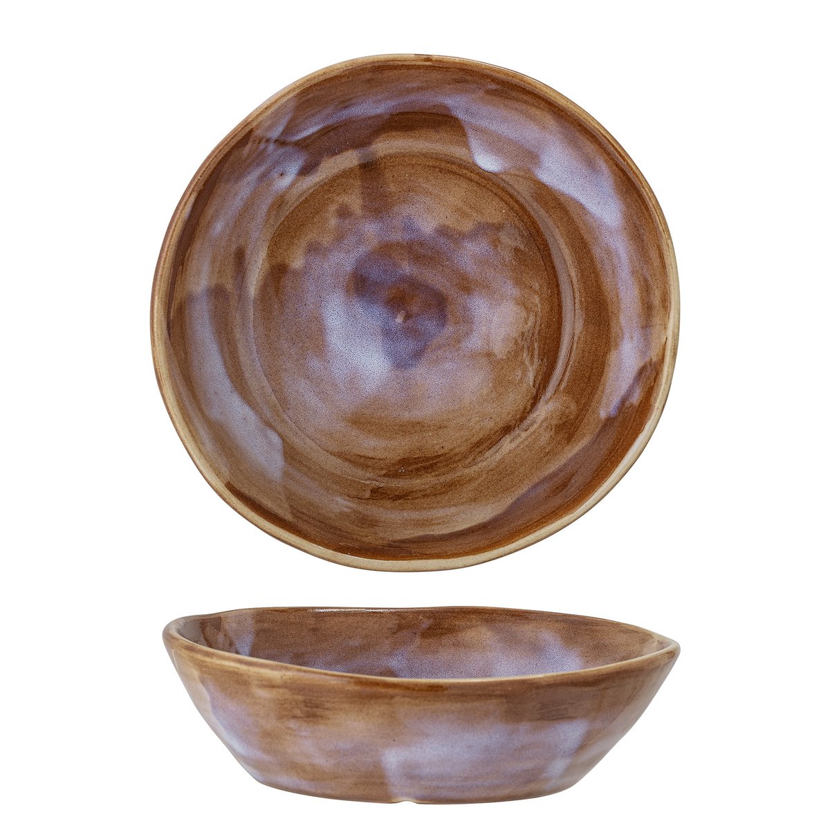 Creative Collection - Lotus Bowl, Bruin, Steengoed