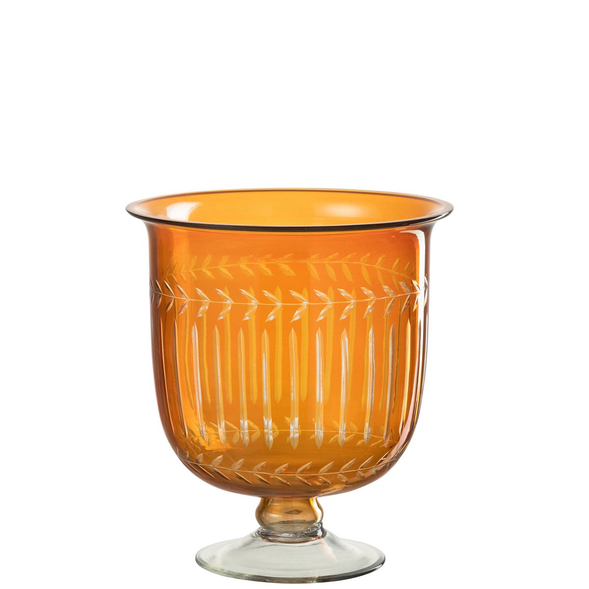 J-Line - Vaas Romeins Hals - Glas - Oranje