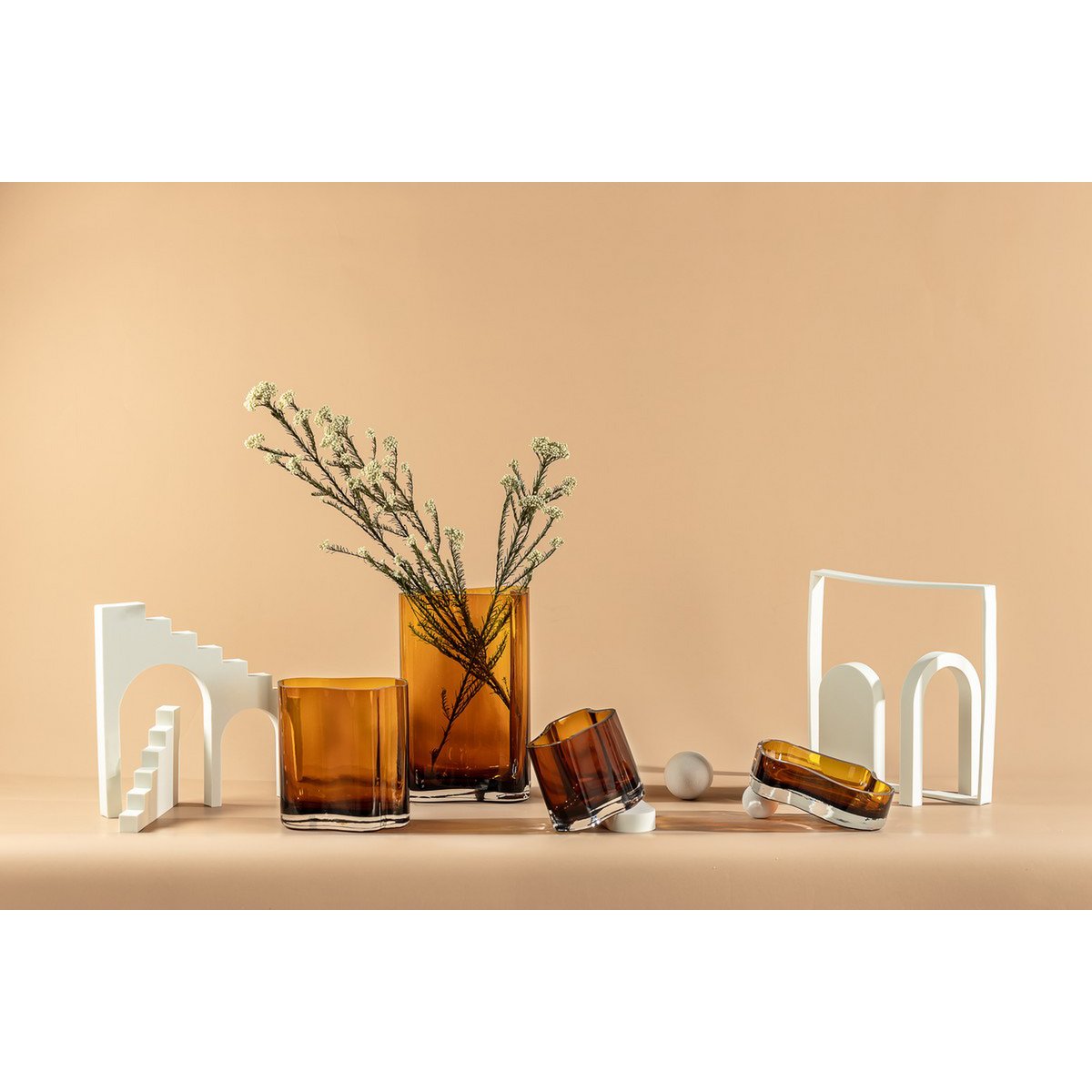 Element Accessories - Nieuw modern design grote kom of bord, geïnspireerd door CORAL en Aalto, COR08AM