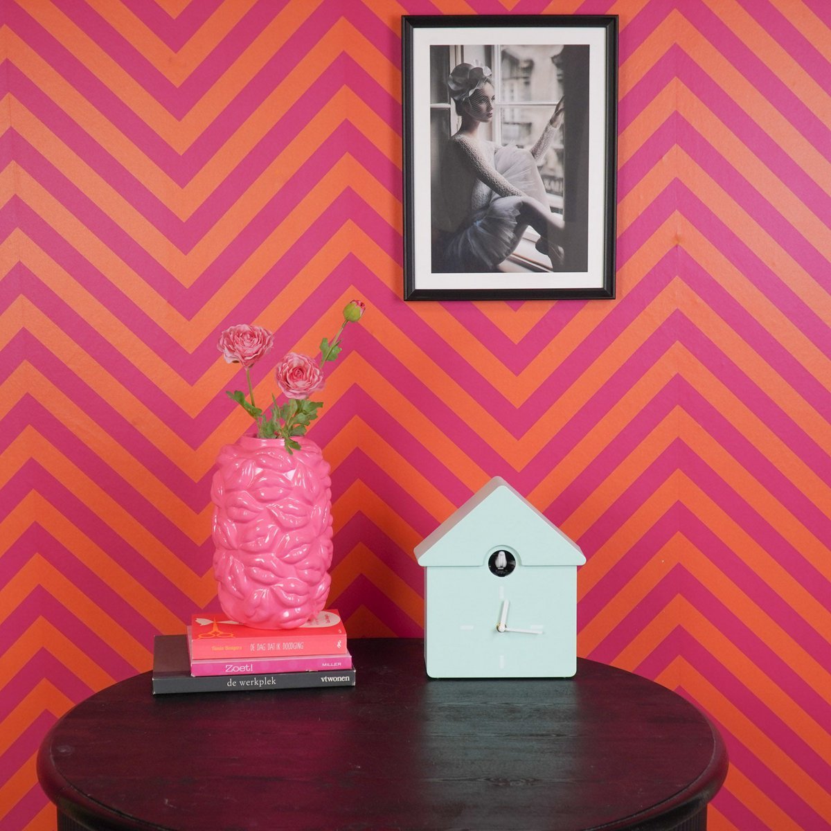 Klokklokkoekjes koekoek-munt groen- 24x27x9cm