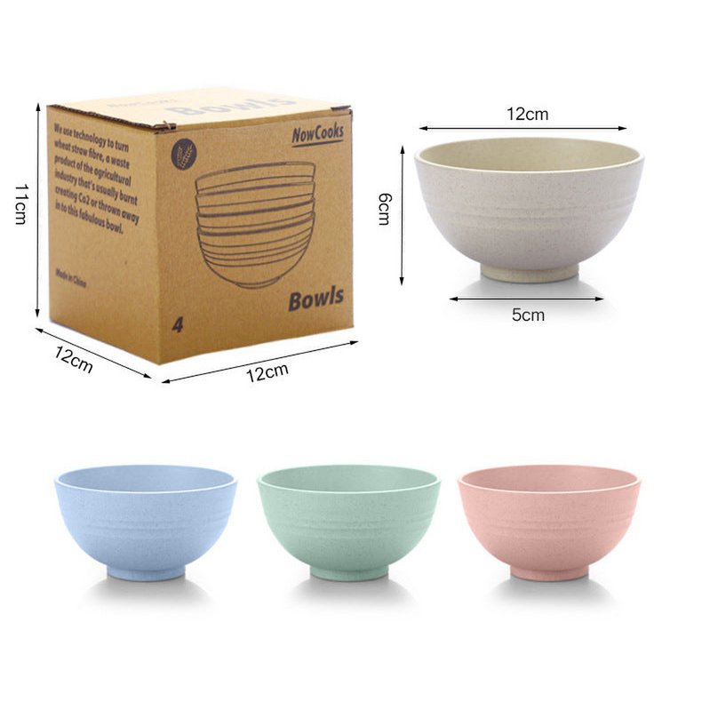 green-goose - Bio-based Kommen - Set van 4