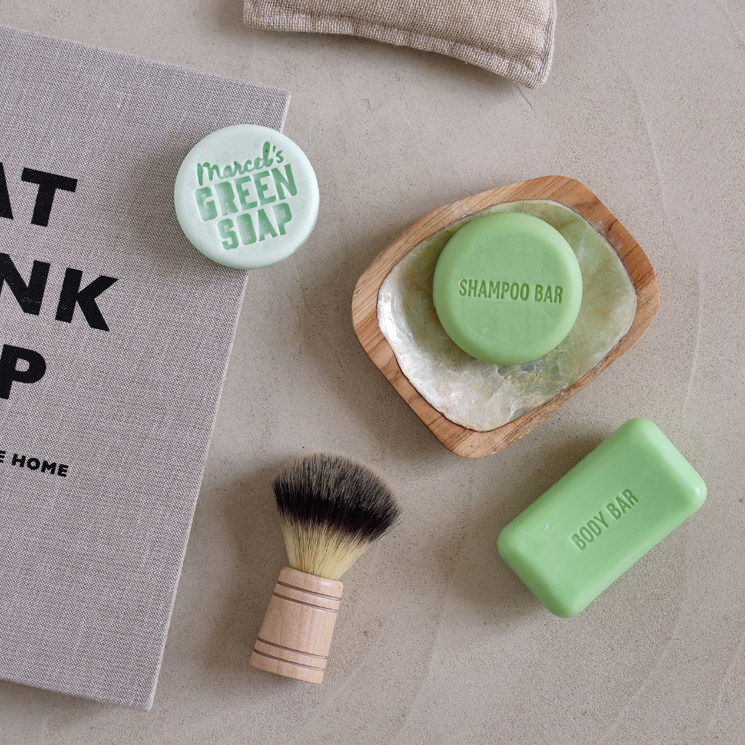 Marcel's Green Soap Body Bar Tonka & Muguet