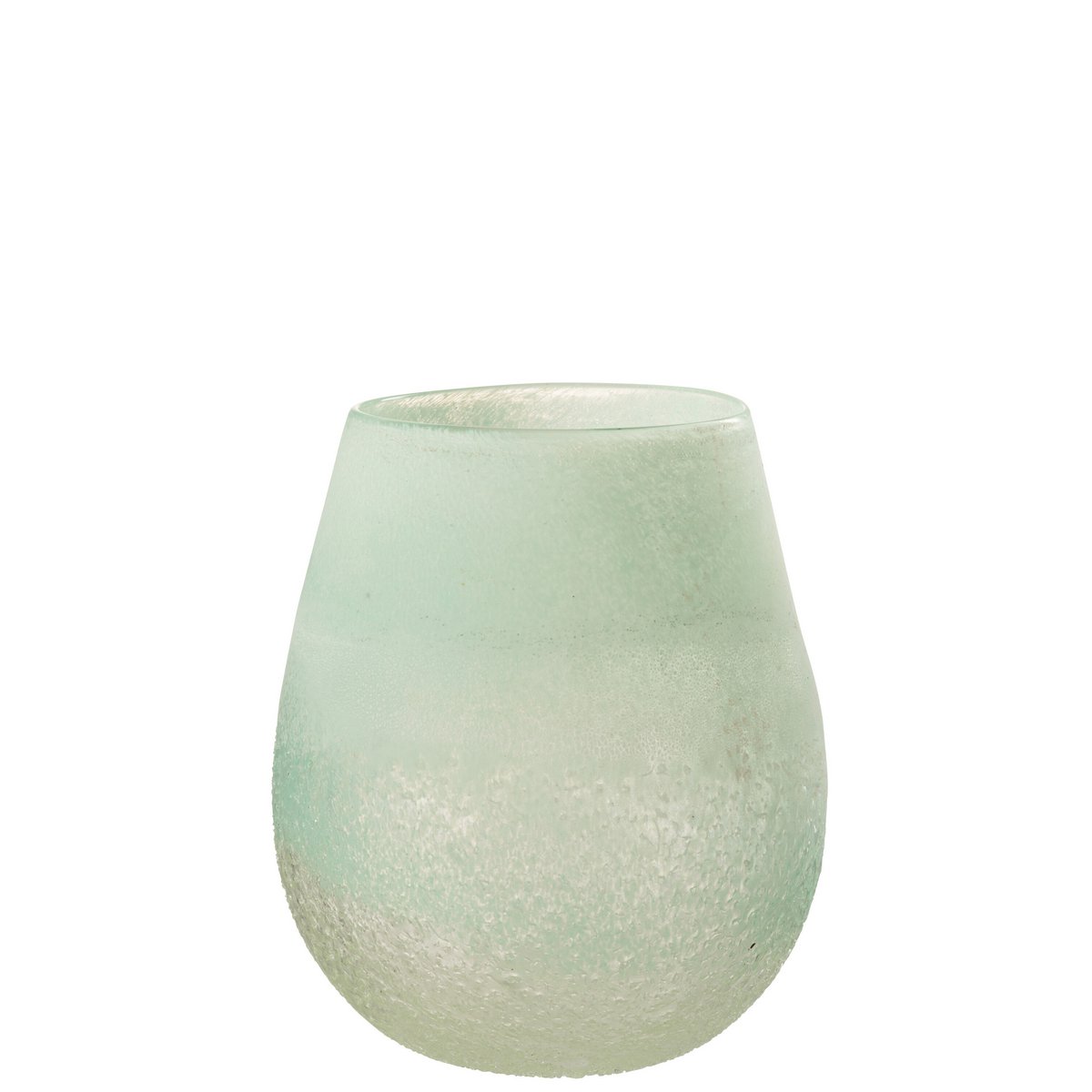 J-Line - Lantaarn Scavo - Glas - Aqua - Groot